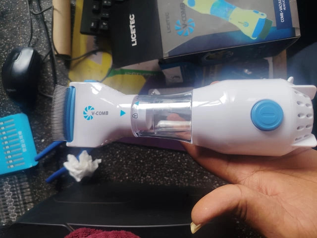 Electrical Chemical Free Head Lice Treatment Removal Comb